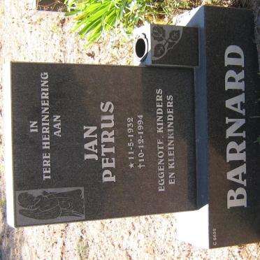 BARNARD Jan Petrus 1932-1994