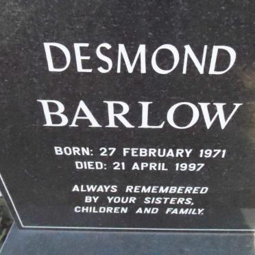 BARLOW Desmond 1971-1997