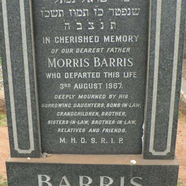 BARRIS Morris -1967