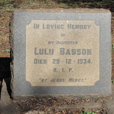 BASSON Lulu -1934
