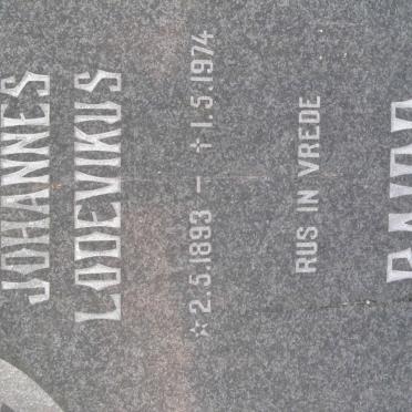 BAIRD Johannes Lodevikus 1893-1974