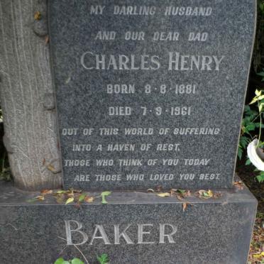 BAKER Charles Henry 1881-1961