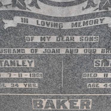 BAKER Sidney -1961 :: BAKER Stanley -1961