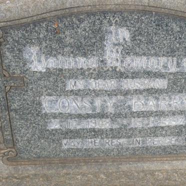 BARRY Consly 1908-1957