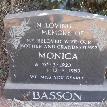 BASSON Monica 1923-1983