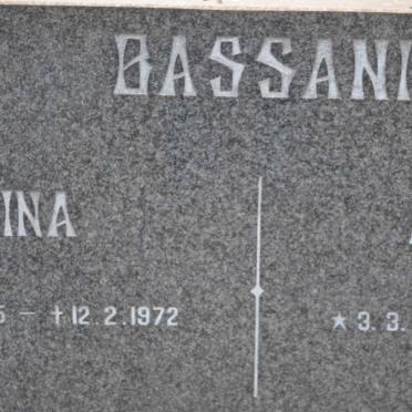 BASSANI Primo 1911-1987 &amp; Gina 1915-1972