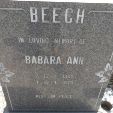 BEECH Barbara Ann 1962-1976