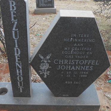 BEZUIDENHOUT Christoffel Johannes 1944-1986