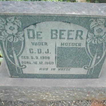 BEER G.D.J., de 1906-1960