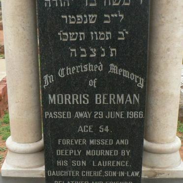 BERMAN Morris -1966