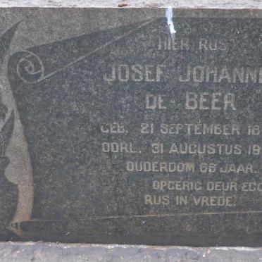BEER Josef Johannes, de 1889-1955