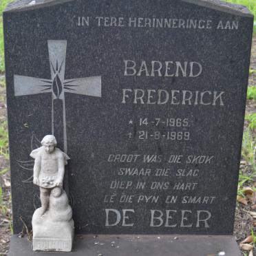 BEER Barend Frederick, de 1965-1969