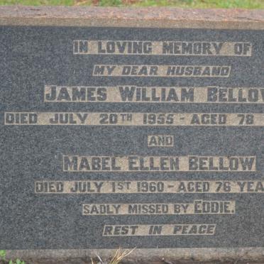 BELLOW James William -1955 &amp; Mabel Ellen -1960