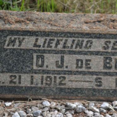 BEER D.J., de -1912