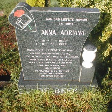 BEER Anna Adriana, de 1932-1999
