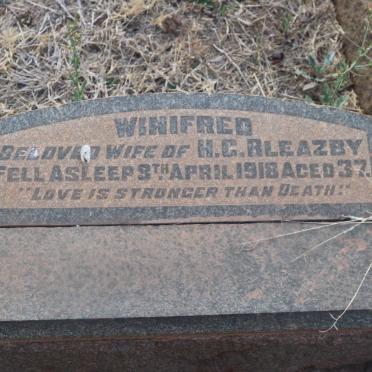 BLEAZBY Winifred -1918