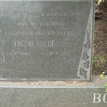 BOTHA Jacob Jacobus 1944-1982