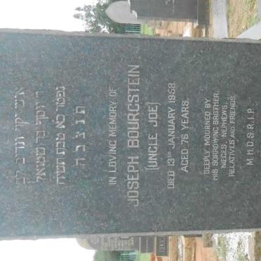 BOURGSTEIN Joseph -1958