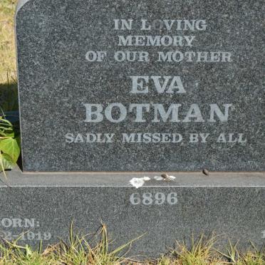 BOTMAN Eva 1919-1995