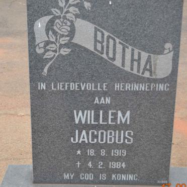 BOTHA Willem Jacobus 1919-1984