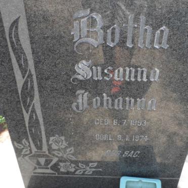 BOTHA Susanna Johanna 1893-1974