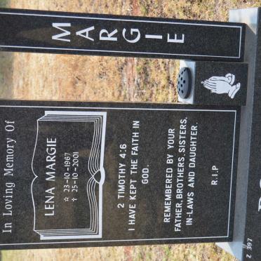 BOOYSENS Lena Margie 1967-2001