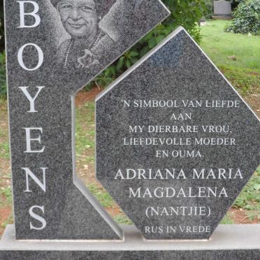 BOYENS Adriana Maria Magdalena 1941-2005
