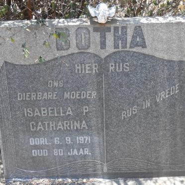 BOTHA Isabella P. Catharina -1971