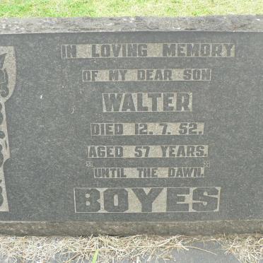 BOYES Walter -1952