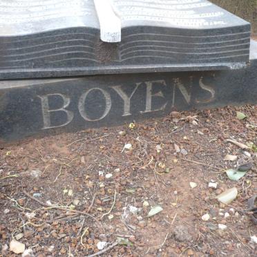 BOYENS Marthinus J.M. 1895-1941 &amp; Anna J.H. 1899-1974
