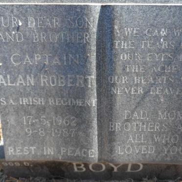 BOYD Alan Robert 1962-1987