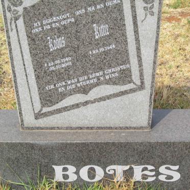 BOTES Kobus 1940-2001 &amp; Kittie 1944-