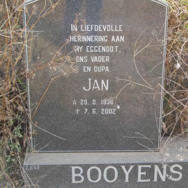 BOOYENS Jan 1936-2002