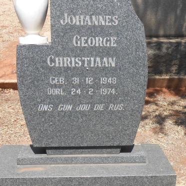 BOUWER Johannes George Christiaan 1948-1974