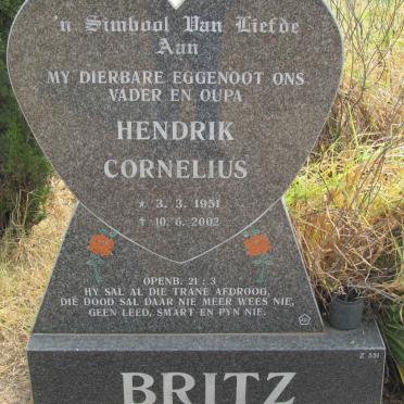 BRITZ Hendrik Cornelius 1951-2002