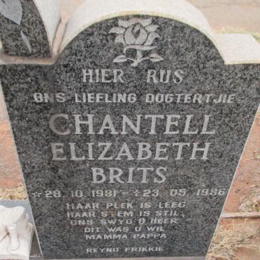 BRITS Chantell Elizabeth 1981-1986