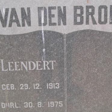 BROEK Leendert, van den 1913-1975