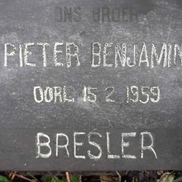 BRESLER Pieter Benjamin -1959