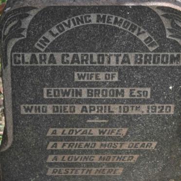BROOM Clara Carlotta -1920