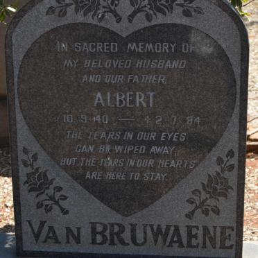 BRUWAENE Albert, van 1940-1984