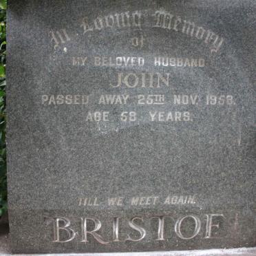 BRISTOF John -1958