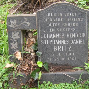 BRITZ Johannes Hendrik Stephannes Daniel 1961-1961