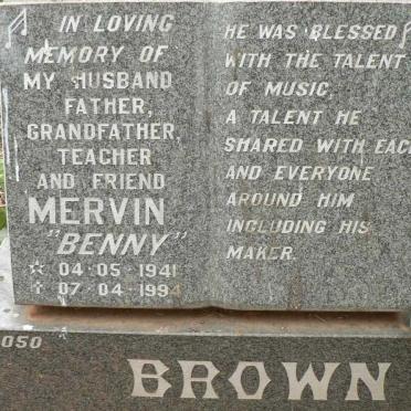BROWN Mervin  1941-1994