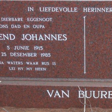 BUUREN Barend Johannes, van 1915-1985 &amp; Mattie 1917-1997