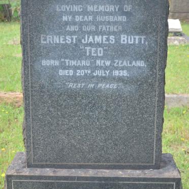 BUTT Ernest James -1935