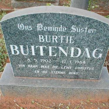 BUITENDAG Burtie 1902-1984