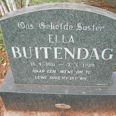BUITENDAG Ella 1911-1989