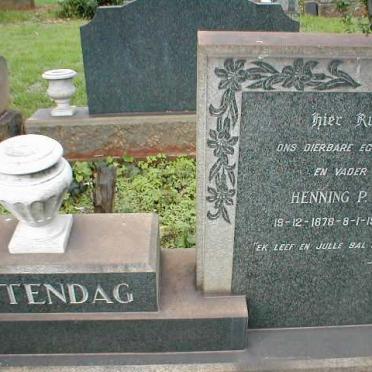 BUITENDAG Henning P.C. 1878-1956