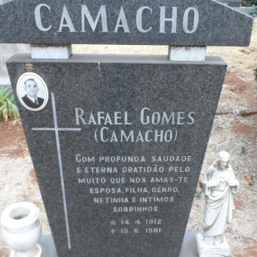 CAMACHO Rafael Gomes 1912-1981