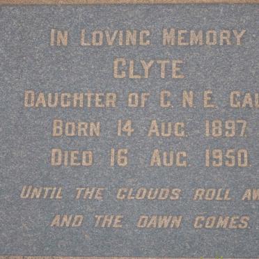 CALT Clyte 1897-1950